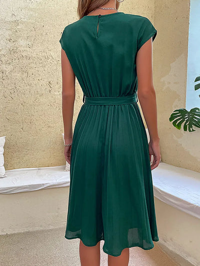 Brunhild | Elegantes Kurzarmkleid für Damen